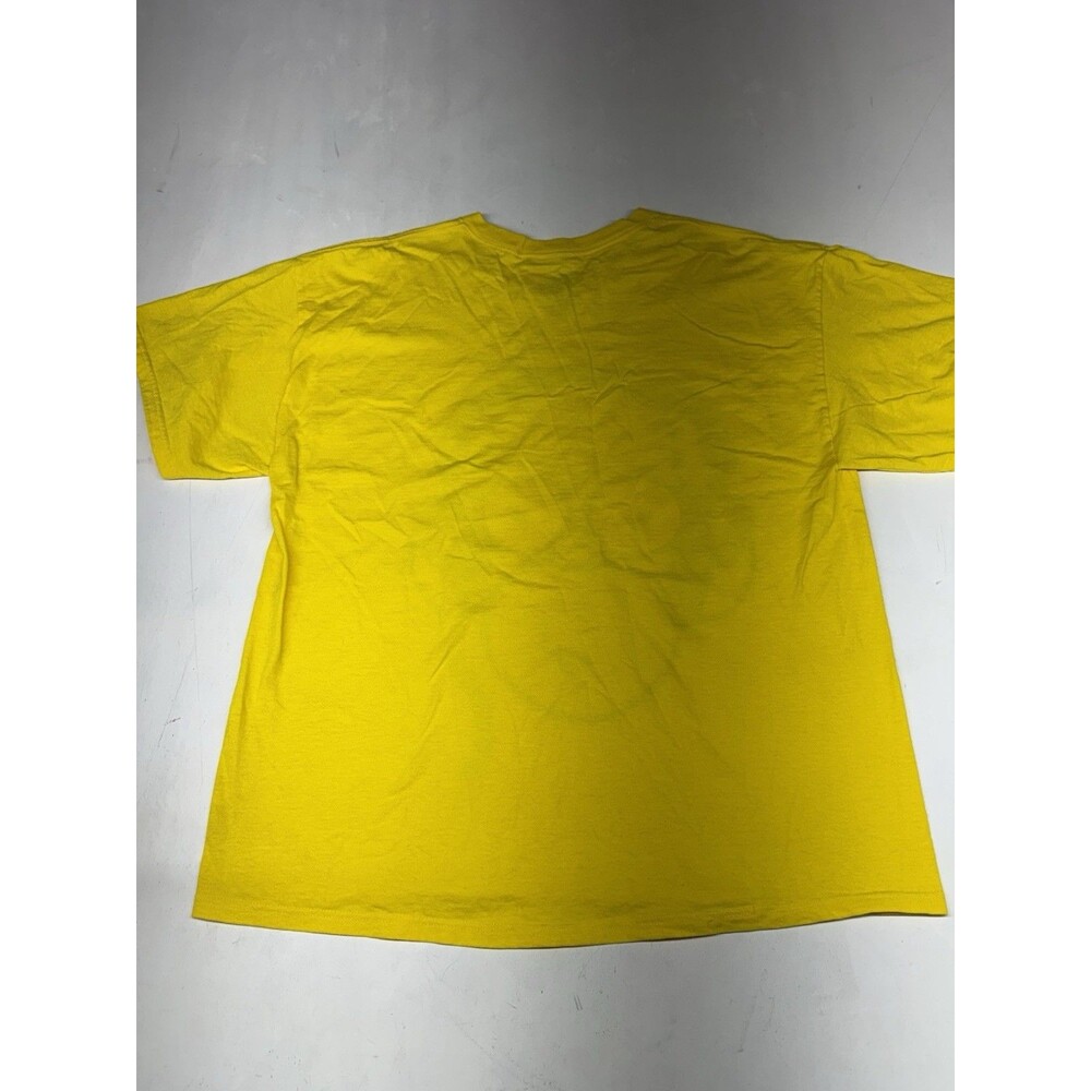 The Simpsons Homer Simpson Headphones Shirt Yellow Size XL Graphic Print - Picture 5 of 5